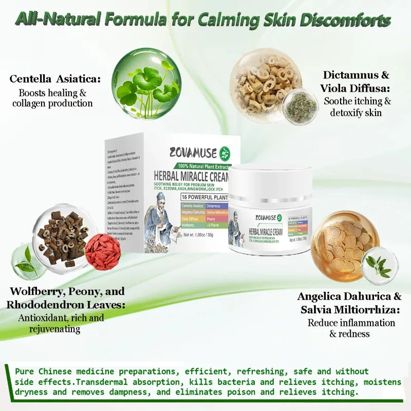 Ringworm Relief Cream for Itchy, Irritated Skin